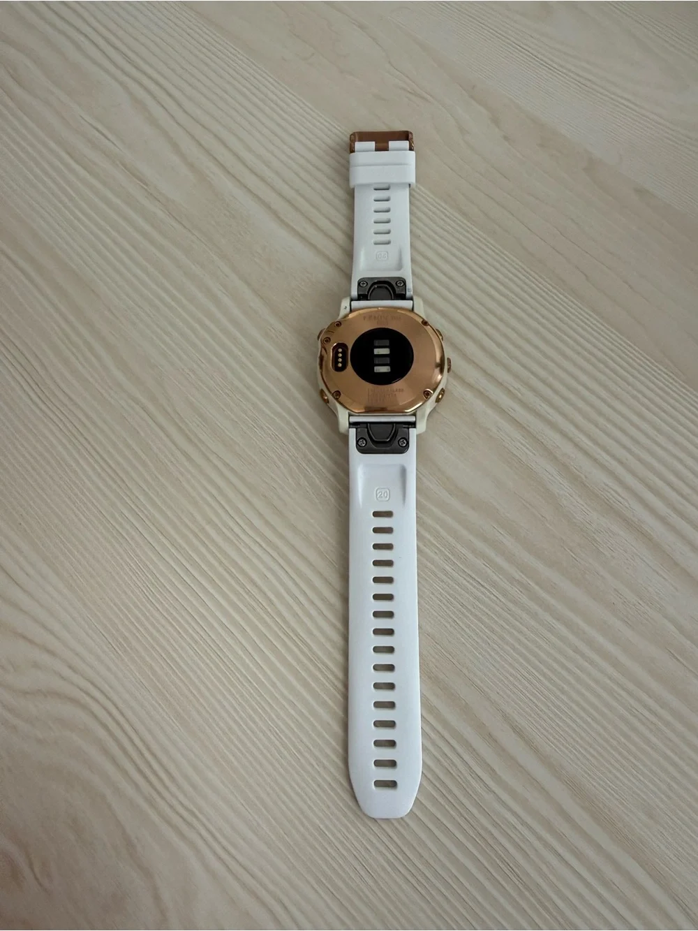White and Rose Garmin Fenix 6